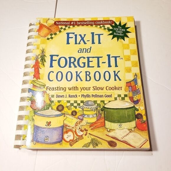 Fix It and Forget It Cookbook Slow Cooker - Picture 1 of 8